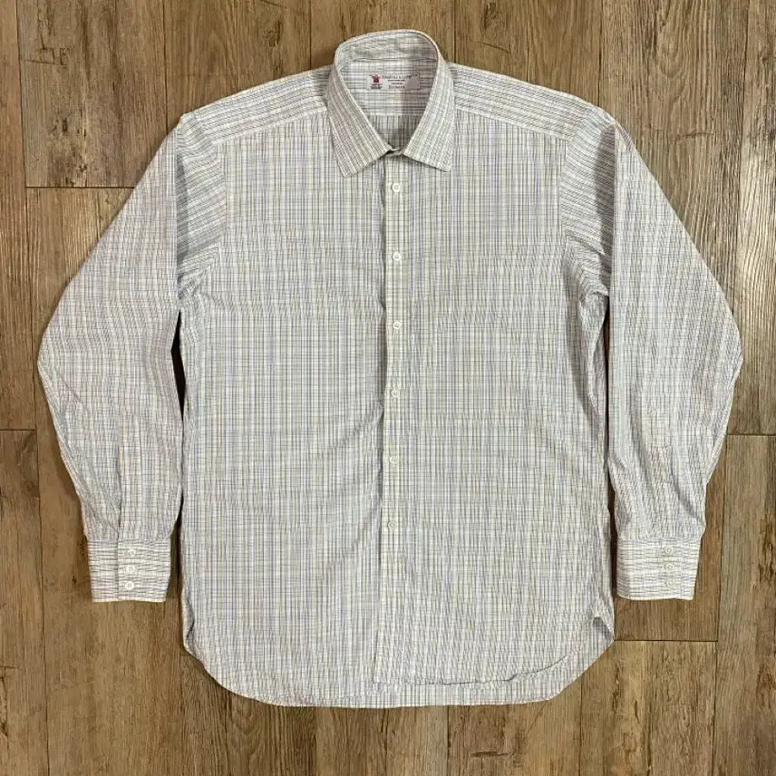 [BUNJANG] Turnbull &amp; Asser Graph Check Button-Down Shirt 16.5 42 / 턴불 앤 아서 그래프 체크 버튼 다운 셔츠 16 1/2, 42