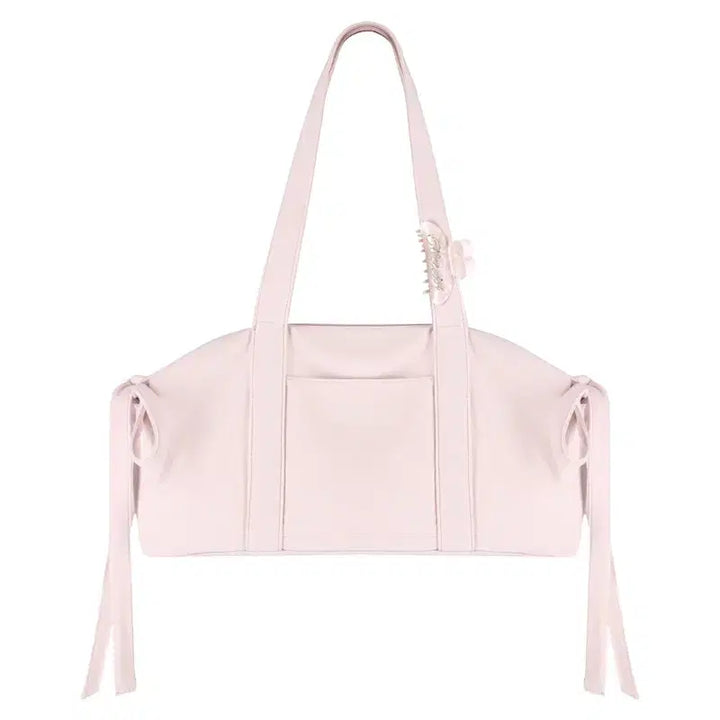 [BUNJANG] Glissier Bonbon Candy Ribbon Bag Baby Pink / 클리시어 봉봉 캔디 리본 백 베이비핑크 bonbon candy bag