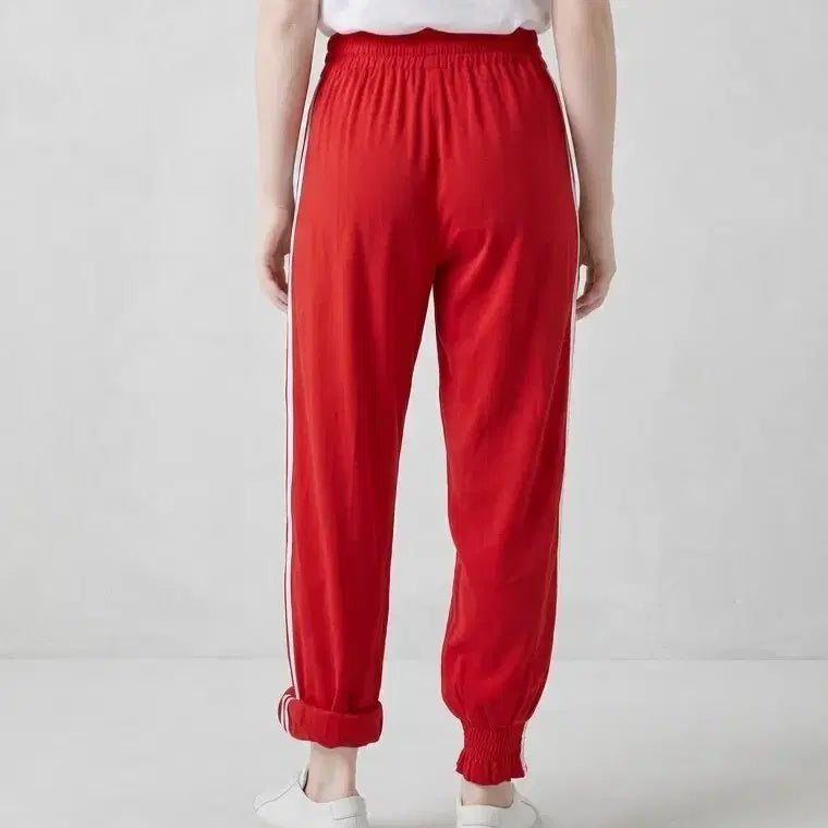 [BUNJANG] Red Jogger Pants (Size 66-77) / 새상품 레드 조거 바지 66-77