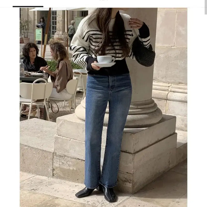 [BUNJANG] Ganaesra Seinne Bootcut Denim Jeans (Short L) / 가내스라 제작 세인 부츠컷 데님