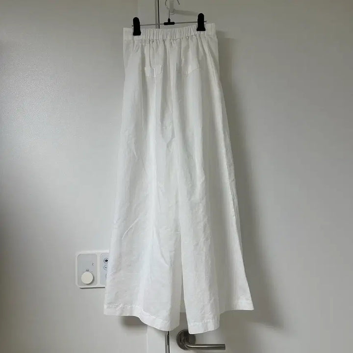 [BUNJANG] Linen Blend Wrap Style Wide Leg Pants / 린넨혼방 랩스타일 와이드통바지