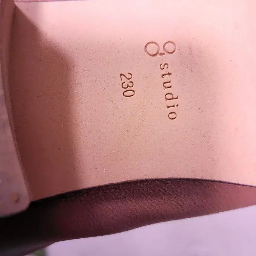 [BUNJANG] G-studio Brown Leather Loafers / G-studio 브라운 가죽 로퍼 여성용