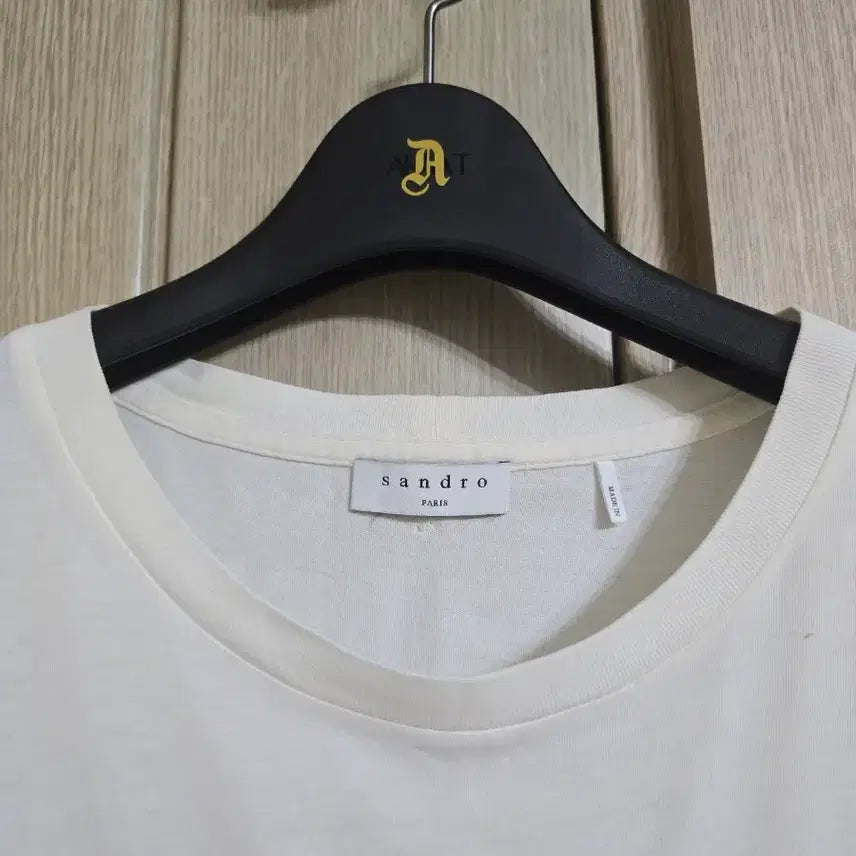 [BUNJANG] Sandro World Tour Embroidered T-Shirt / 산드로 반팔 티셔츠