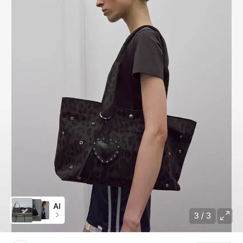 [BUNJANG] RAVE Leopard Shoulder Bag (New) / 레이브 레오파드 숄더백 (새상품)