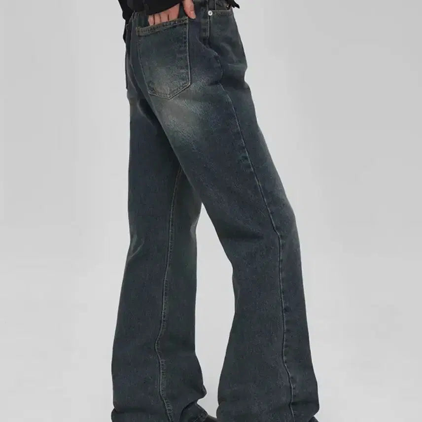 [BUNJANG] Black Up Tammy Bootcut Denim Pants / 블랙업 타미넛 부츠컷 데님팬츠 청바지