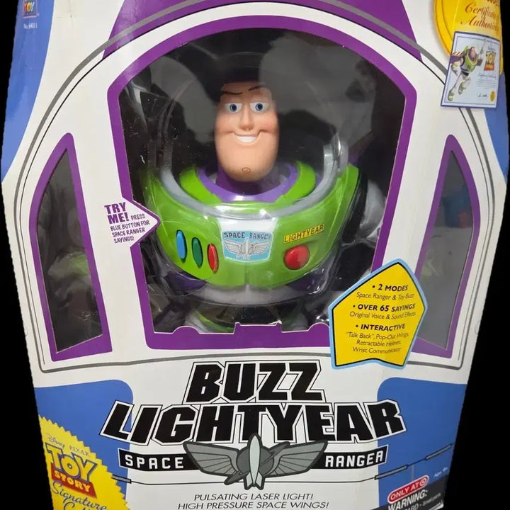 [BUNJANG] Thinkway Buzz Lightyear Figure / 토이스토리 씽크웨이 버즈 라이트이어 피규어