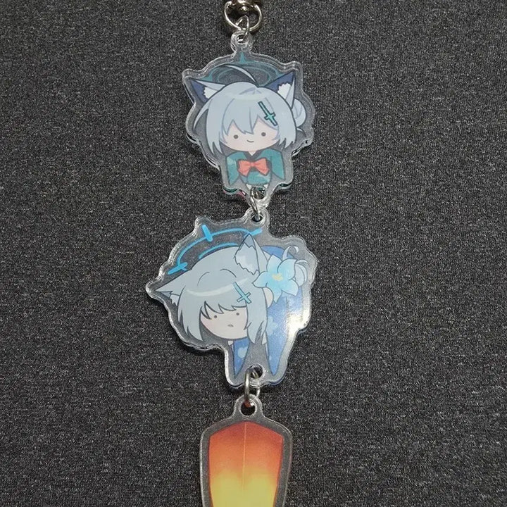 [BUNJANG] Blue Archive Siroco Kuroko Lantern Keychain / 블루아카이브 시로코 쿠로코 등불 키링 팝니다
