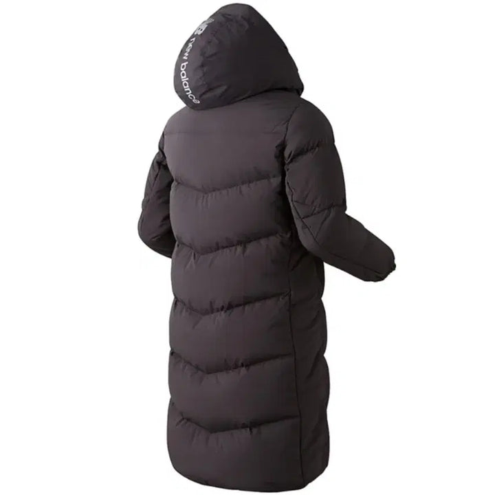 [BUNJANG] New Balance Black Long Padded Jumper / 뉴발란스 블랙 롱패딩 점퍼