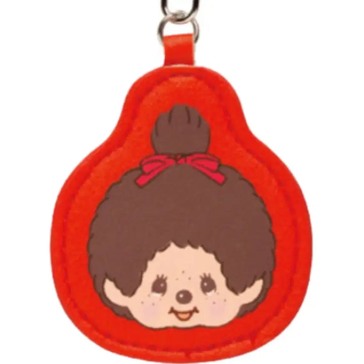[BUNJANG] Monchhichi "Chaiyo" Leather Keyring Capsule Toy / 몬치치짱 가죽 키링 캡슐토이 가챠