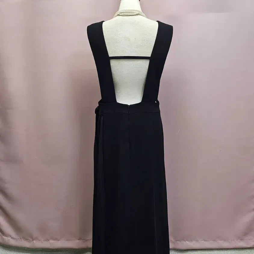 [SOLD OUT] LIST 리스트 플리츠 믹스 벨티드 뷔스티에 롱원피스