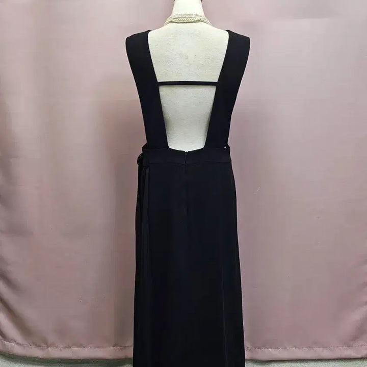 [SOLD OUT] LIST 리스트 플리츠 믹스 벨티드 뷔스티에 롱원피스