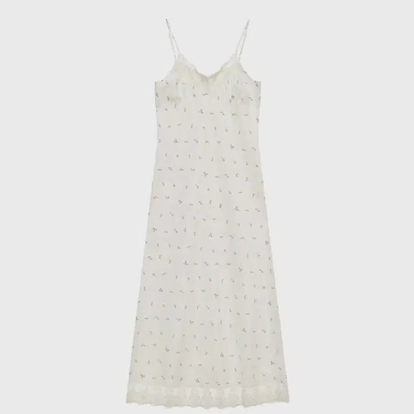 [BUNJANG] Monoha Flower Printed Lace Dress / monoha 모노하 flower printed lace dress