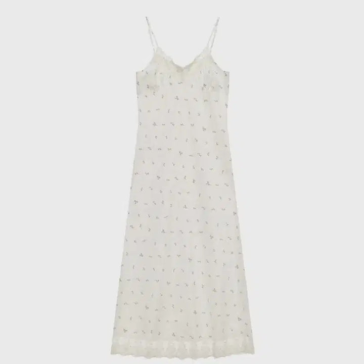 [BUNJANG] Monoha Flower Printed Lace Dress / monoha 모노하 flower printed lace dress