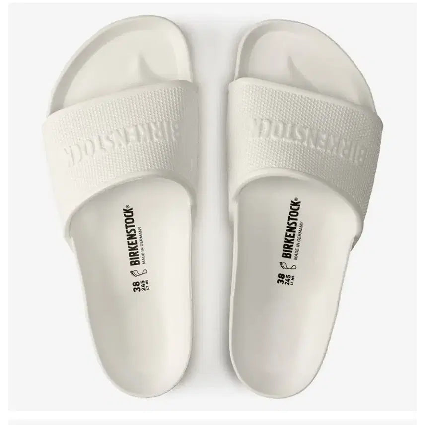 [BUNJANG] Birkenstock White Slippers / 버켄스탁 슬리퍼