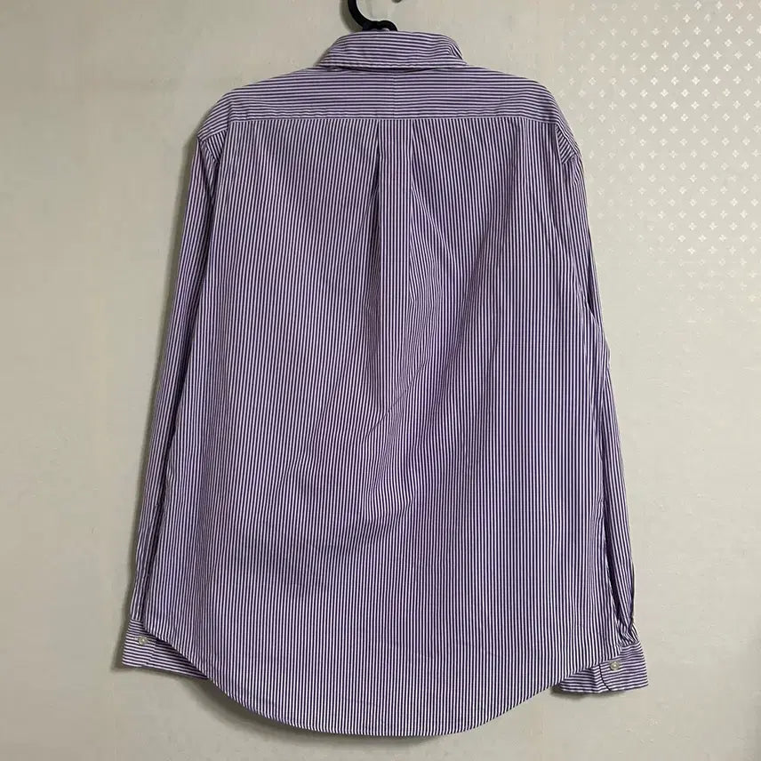 [BUNJANG] Polo Ralph Lauren Striped Shirt Purple L / 폴로 랄프로렌 스트라이프 셔츠 퍼플 보라 L