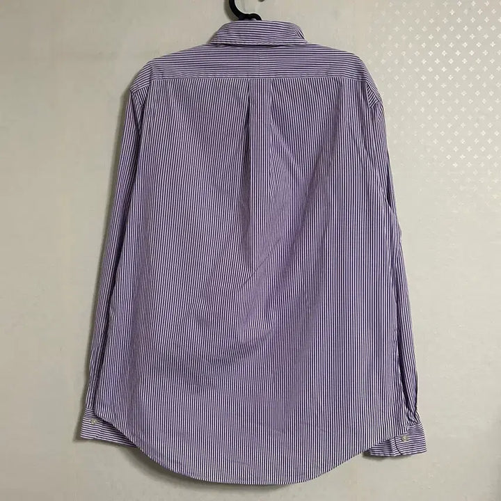 [BUNJANG] Polo Ralph Lauren Striped Shirt Purple L / 폴로 랄프로렌 스트라이프 셔츠 퍼플 보라 L