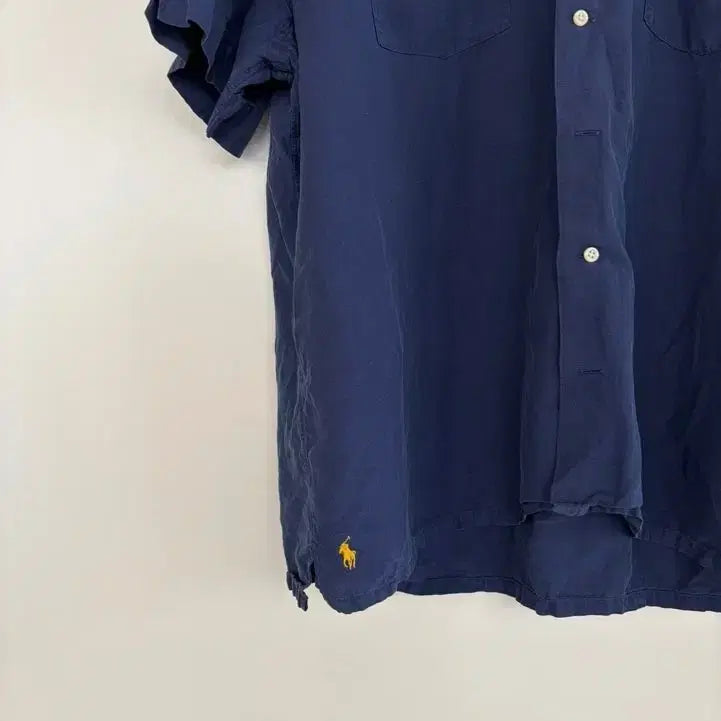 [BUNJANG] Polo Ralph Lauren Navy Pocket T-Shirt / 폴로 랄프로렌 네이비 반팔 셔츠 XXL