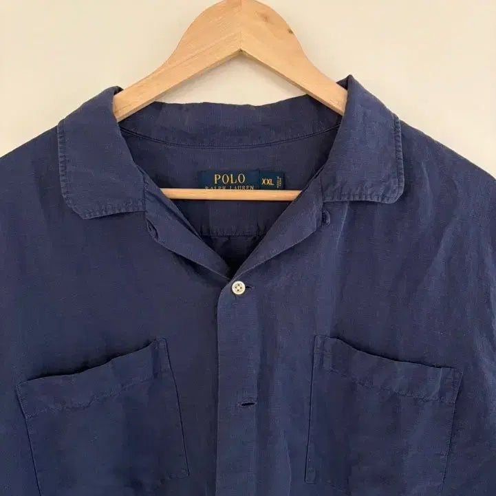 [BUNJANG] Polo Ralph Lauren Navy Pocket T-Shirt / 폴로 랄프로렌 네이비 반팔 셔츠 XXL