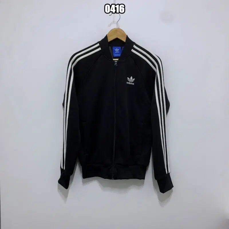 [BUNJANG] Adidas Superstar Black Track Top Jersey / S 아디다스 슈퍼스타 블랙 트랙탑 져지