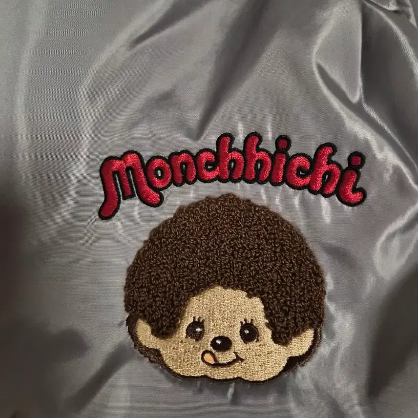 [BUNJANG] Monchhichi Nylon Shoulder Bag - Salon de Ruban (Large) / 몬치치가방 나일론 숄더백  살롱드루반 라지