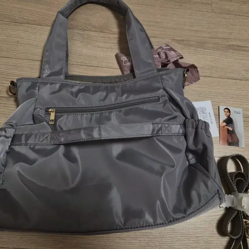 [BUNJANG] Monchhichi Nylon Shoulder Bag - Salon de Ruban (Large) / 몬치치가방 나일론 숄더백  살롱드루반 라지
