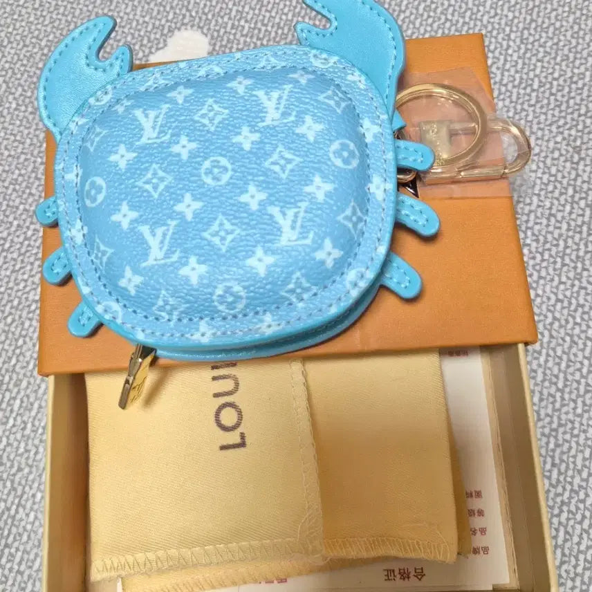 [SOLD OUT] 크랩 키링 겸 동전 지갑 블루