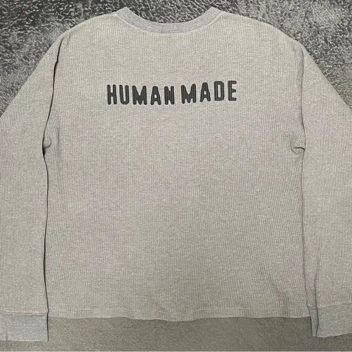 [BUNJANG] Human Made Waffle Knit Long Sleeve T-shirt / 휴먼메이드 와플 니트 롱슬리브 티셔츠