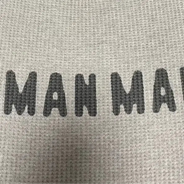 [BUNJANG] Human Made Waffle Knit Long Sleeve T-shirt / 휴먼메이드 와플 니트 롱슬리브 티셔츠