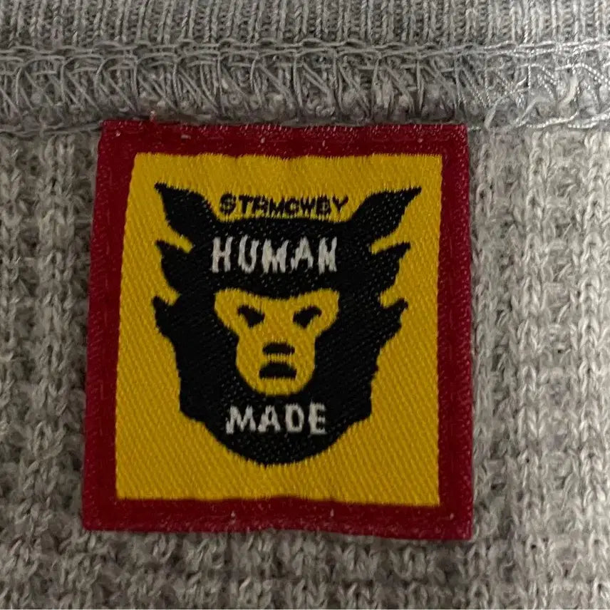 [BUNJANG] Human Made Waffle Knit Long Sleeve T-shirt / 휴먼메이드 와플 니트 롱슬리브 티셔츠