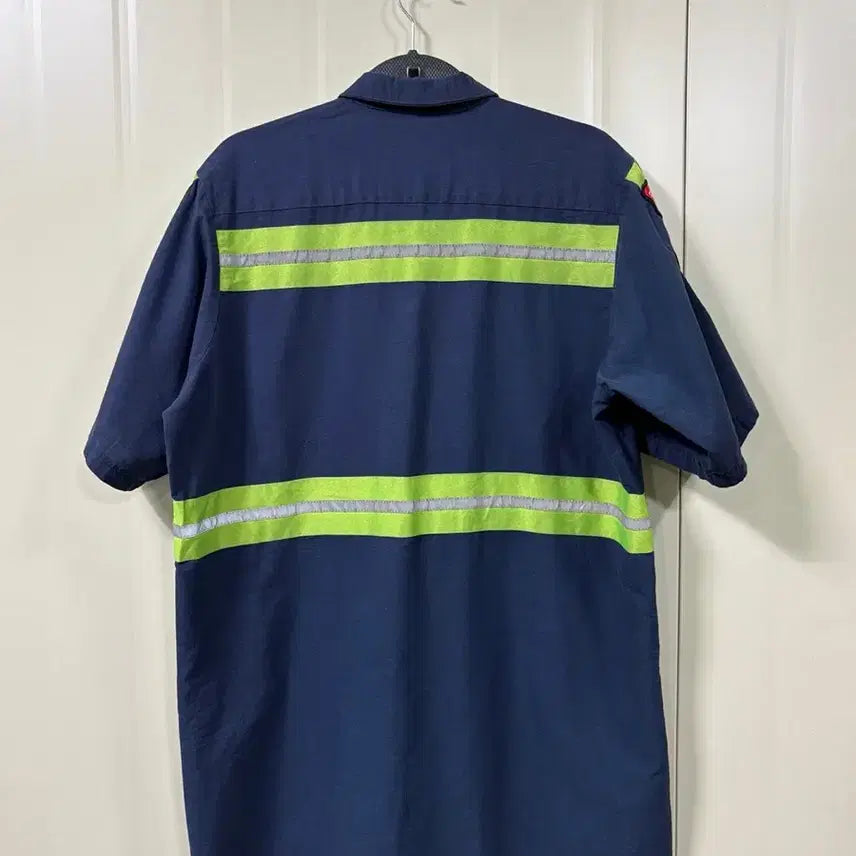 [BUNJANG] Red Kap Workwear Short Sleeve Shirt / Red Kap 레드캡 워크웨어 반팔 셔츠