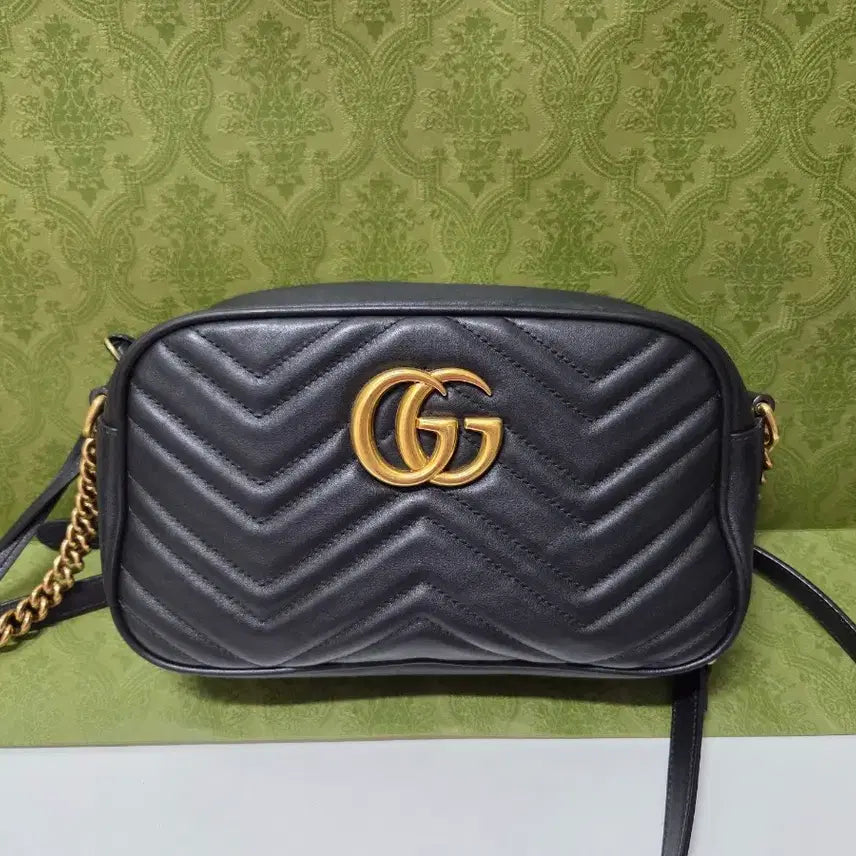 [BUNJANG] Gucci Marmont Black Mini Bag / 구찌 마몬트 블랙 미니백