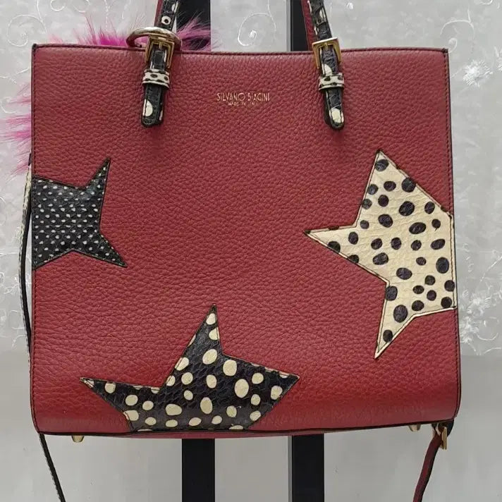 [BUNJANG] SILVANO BIAGINI Burgundy Leather Tote/Crossbody Bag / SILVANO BIAGINI  토트겸크로스백
