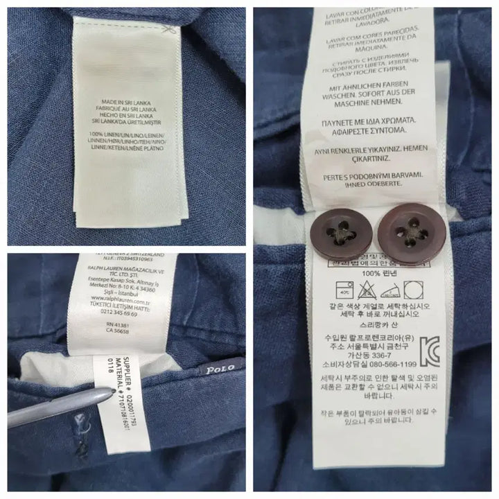[BUNJANG] Polo Ralph Lauren Linen Shorts Navy (Men&