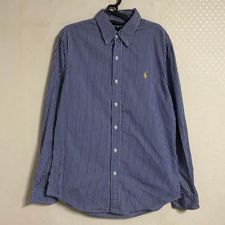 [BUNJANG] Polo Ralph Lauren Striped Shirt Sky Blue (M) / 폴로 랄프로렌 스트라이프 셔츠 스카이 블루 M