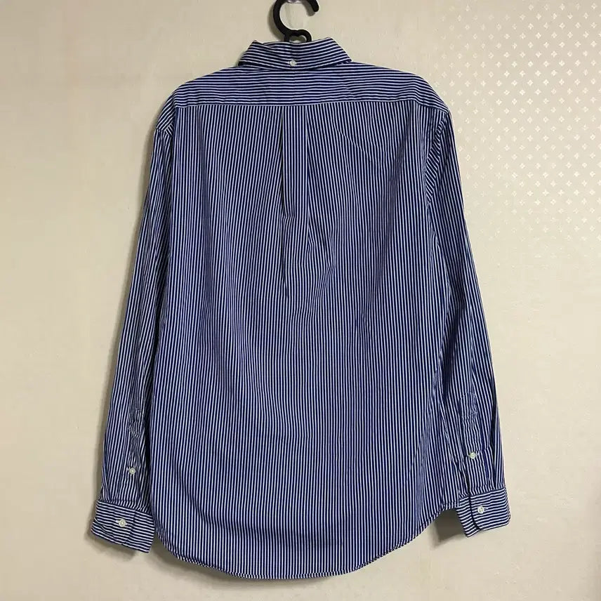 [BUNJANG] Polo Ralph Lauren Striped Shirt Sky Blue (M) / 폴로 랄프로렌 스트라이프 셔츠 스카이 블루 M