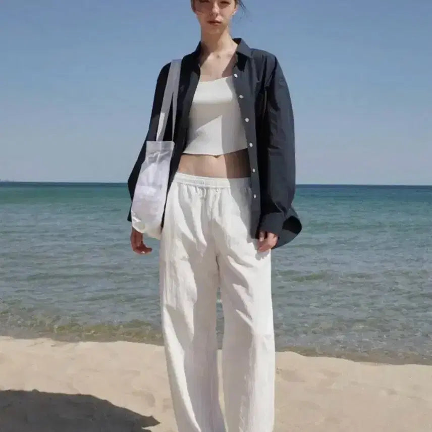 [BUNJANG] Lc Low Classic Navy Shirt / Lc 로우클래식 셔츠 네이비