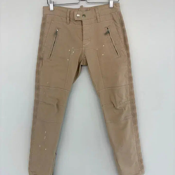 [BUNJANG] Dsquared2 Beige Cotton Pants / 디스퀘어드 베이지 바지