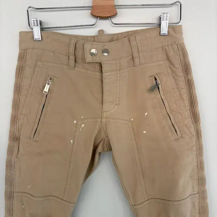[BUNJANG] Dsquared2 Beige Cotton Pants / 디스퀘어드 베이지 바지
