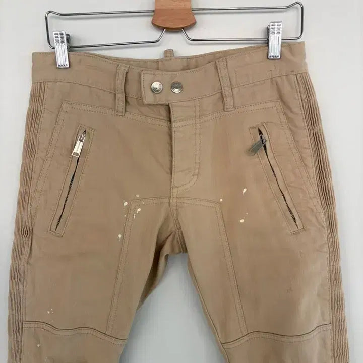[BUNJANG] Dsquared2 Beige Cotton Pants / 디스퀘어드 베이지 바지