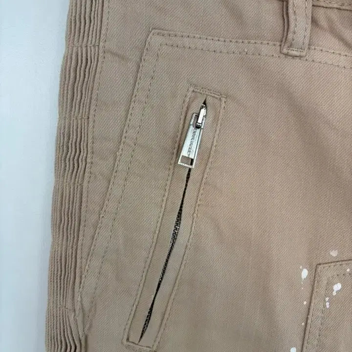[BUNJANG] Dsquared2 Beige Cotton Pants / 디스퀘어드 베이지 바지