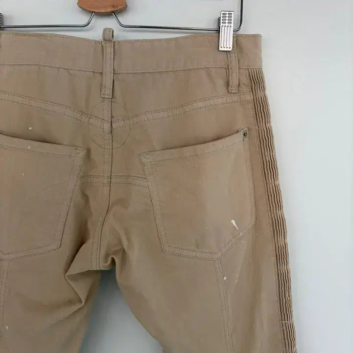 [BUNJANG] Dsquared2 Beige Cotton Pants / 디스퀘어드 베이지 바지
