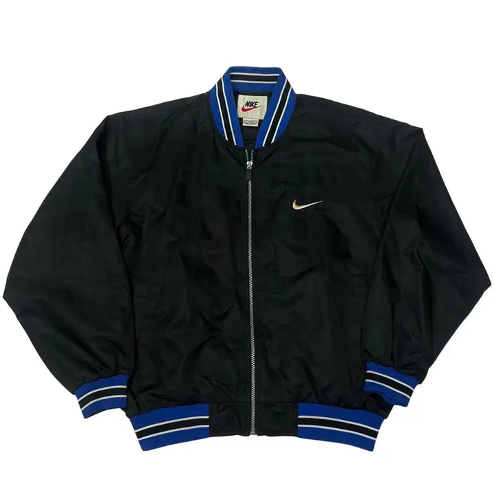 [BUNJANG] Nike 00s Swoosh Black Blouson Jacket / 나이키 00s 스우시 블랙블루종 105