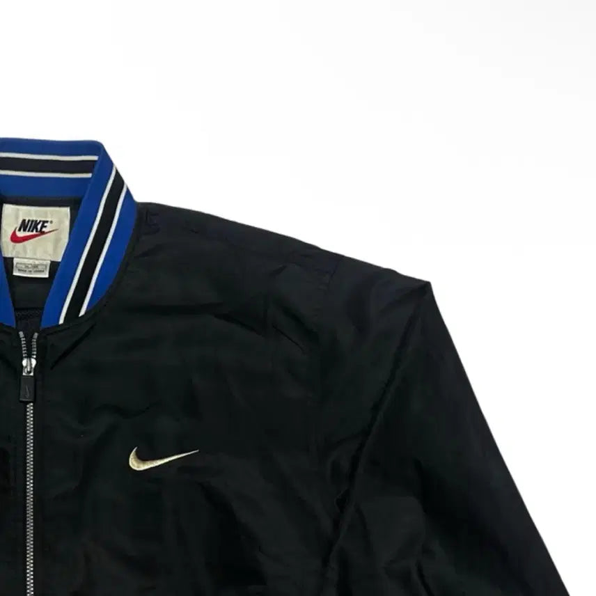 [BUNJANG] Nike 00s Swoosh Black Blouson Jacket / 나이키 00s 스우시 블랙블루종 105