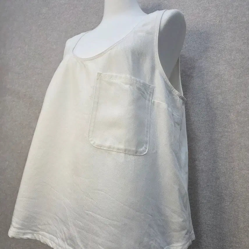 [BUNJANG] Massimo Dutti Sleeveless Pocket Top / 마시모두띠 슬리브리스 포켓 탑 나시 Massimo Dutti
