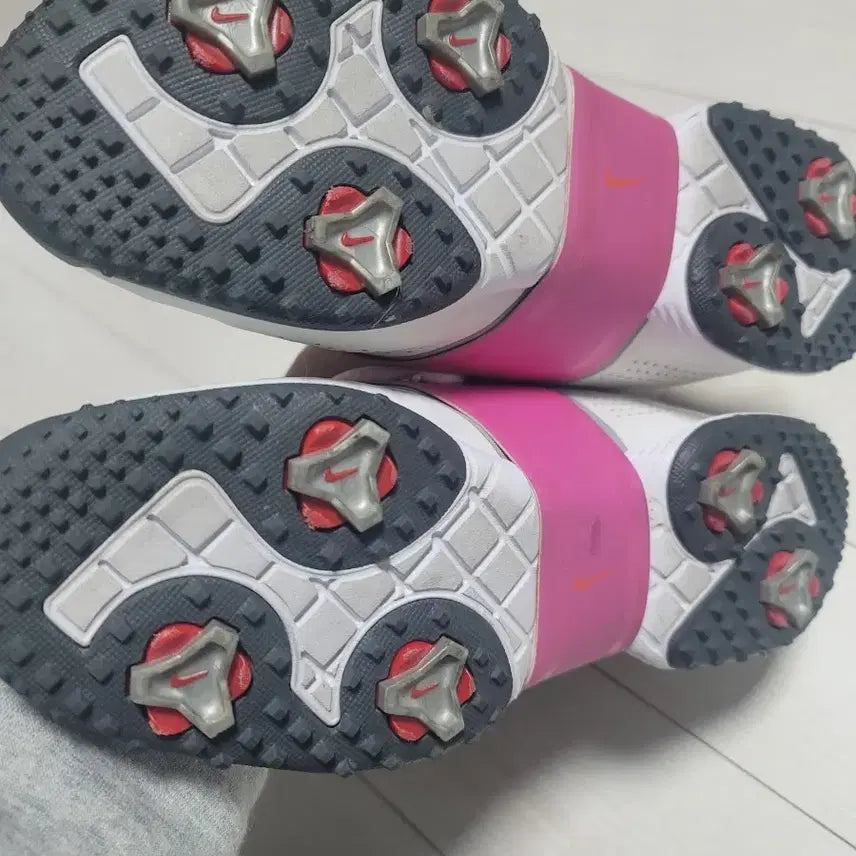 [BUNJANG] Nike Golf Shoes White/Pink Women&