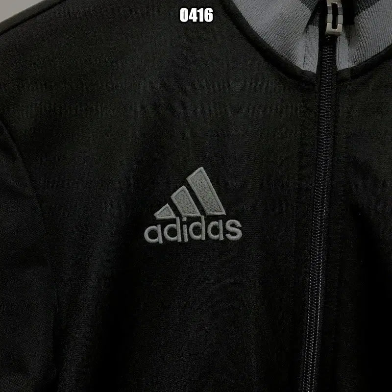 [BUNJANG] Adidas Classic Three-Stripe Black Track Top Jacket / S 아디다스 클래식 삼선 블랙 트랙탑 자켓