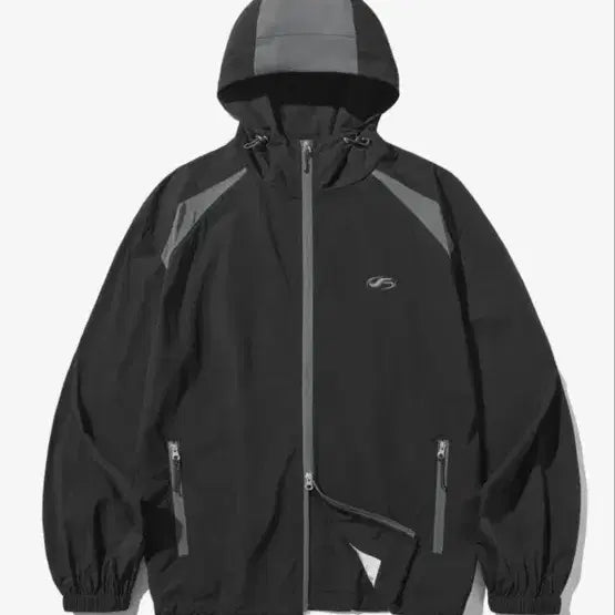 [BUNJANG] Fillune Miart Black Windbreaker Jacket / 필루네미아트 블랙 바람막이