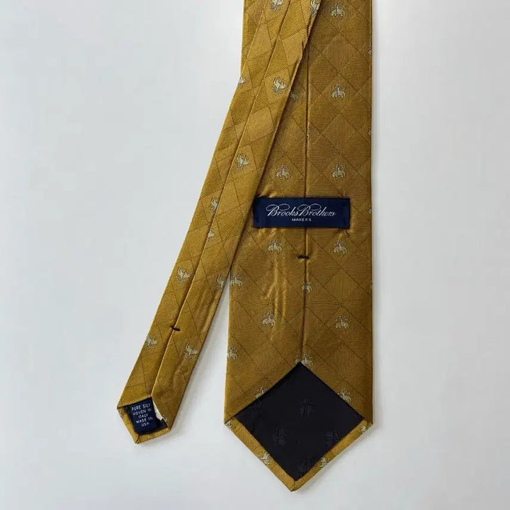 [BUNJANG] Brooks Brothers Monogram Silk Necktie / 브룩스브라더스 명품 정품 모노그램 넥타이