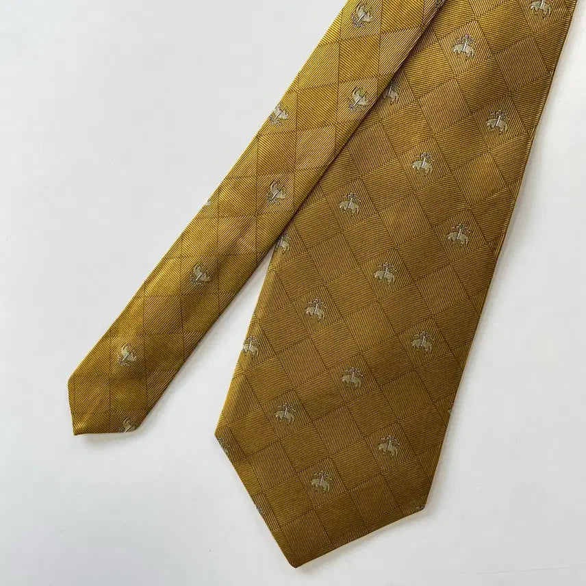 [BUNJANG] Brooks Brothers Monogram Silk Necktie / 브룩스브라더스 명품 정품 모노그램 넥타이