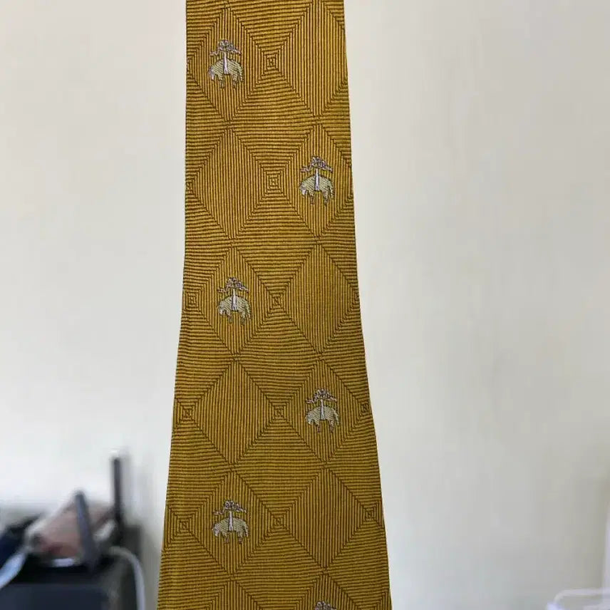 [BUNJANG] Brooks Brothers Monogram Silk Necktie / 브룩스브라더스 명품 정품 모노그램 넥타이